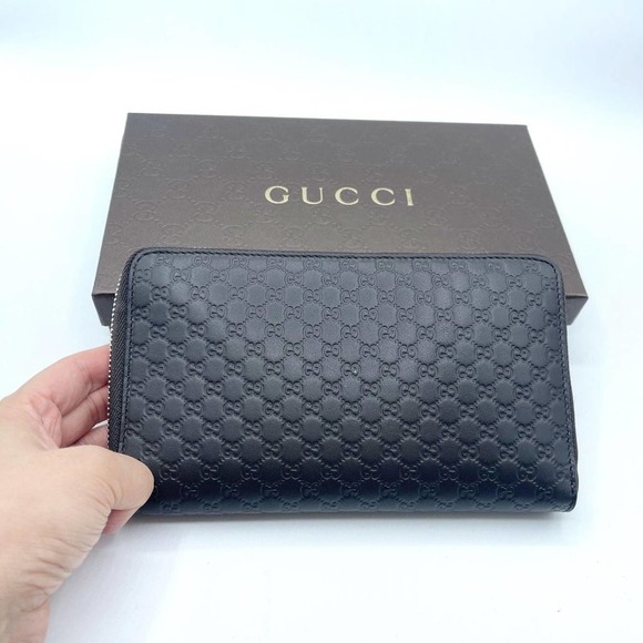 NIB GUCCI Microguccissima Large Zip Around Organizer Wallet - Picture 1 of 8